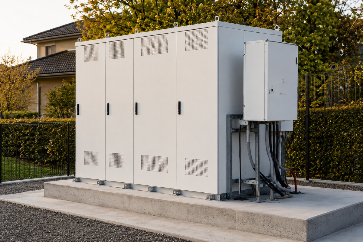 低圧系統用蓄電池キャビネットの外観イメージ
